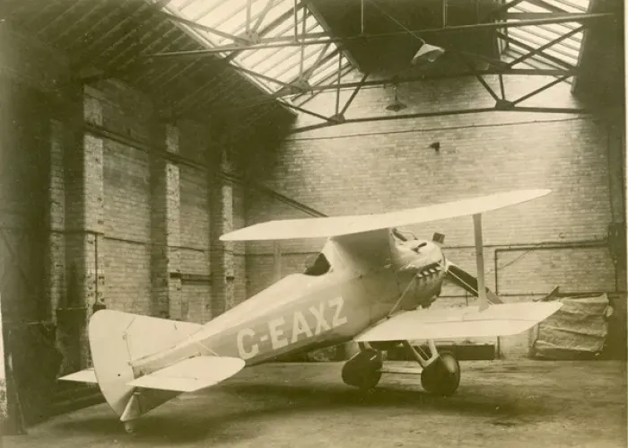 Framed Print : Gloster Mars I, G-EAXZ, at Sunningend as prepared for an? Framed Print : Gloster Mars I, G-EAXZ, at Sunningend as prepared for an?