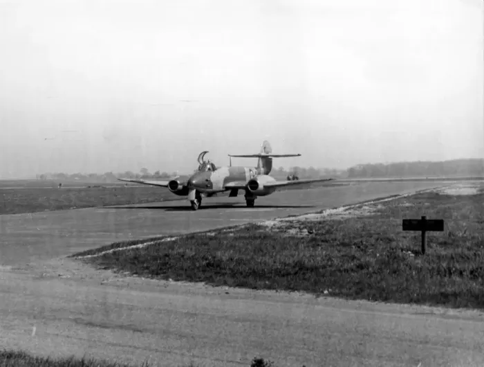 Framed Print : Gloster Meteor F1 EE223 Framed Print : Gloster Meteor F1 EE223