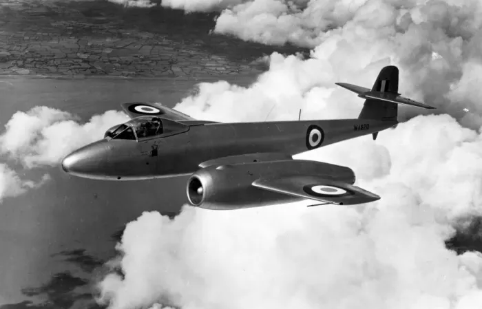 Framed Print : Gloster Meteor F8 WA820 Framed Print : Gloster Meteor F8 WA820