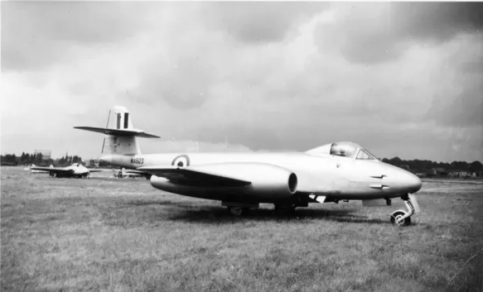 Framed Print : Gloster Meteor F8 WA823 Framed Print : Gloster Meteor F8 WA823