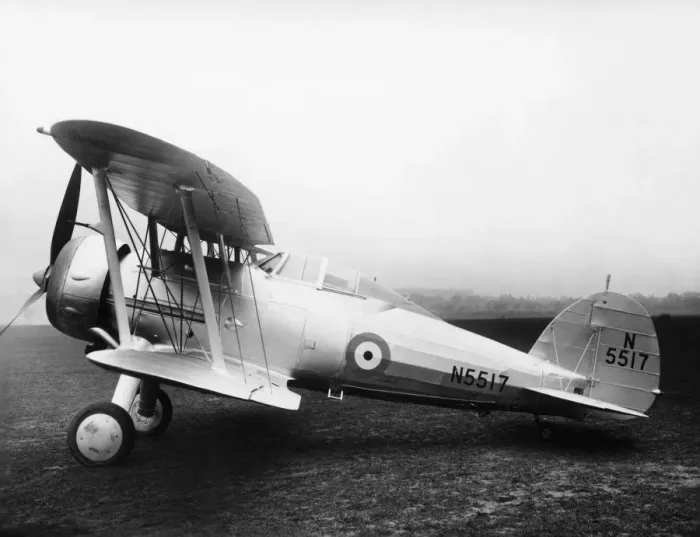 Framed Print : Gloster Sea Gladiator Framed Print : Gloster Sea Gladiator