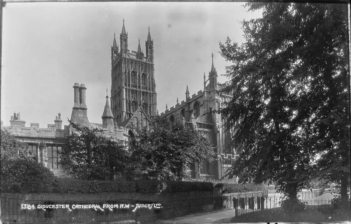 Framed Print : Gloucester Cathedral from the Northwest Framed Print : Gloucester Cathedral from the Northwest