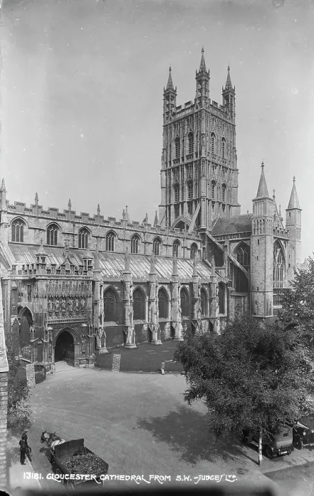 Framed Print : Gloucester Cathedral from the Southwest Framed Print : Gloucester Cathedral from the Southwest