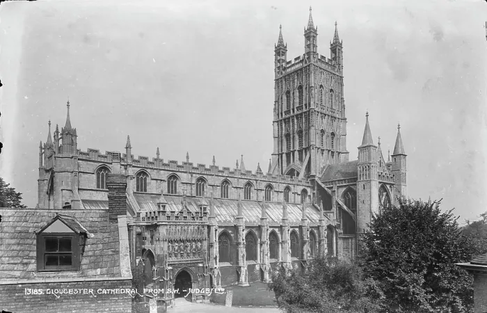 Framed Print : Gloucester Cathedral from the Southwest Framed Print : Gloucester Cathedral from the Southwest