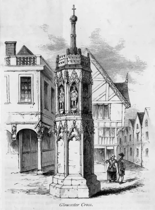 Framed Print : Gloucester Cross Framed Print : Gloucester Cross