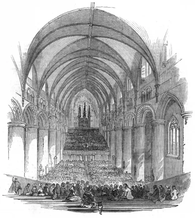 Framed Print : The Gloucester Musical Festival, 1844