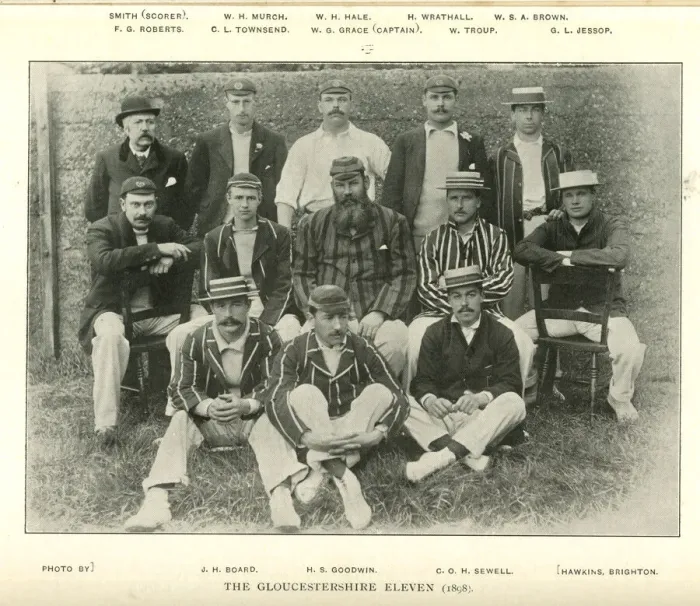Framed Print : Gloucestershire Cricket Team, 1898 Framed Print : Gloucestershire Cricket Team, 1898
