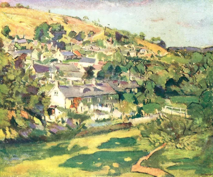 Framed Print : A Gloucestershire Village Framed Print : A Gloucestershire Village
