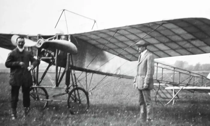Framed Print : Gnome-Bleriot monoplane at the Eastbourne Aviation Company Framed Print : Gnome-Bleriot monoplane at the Eastbourne Aviation Company