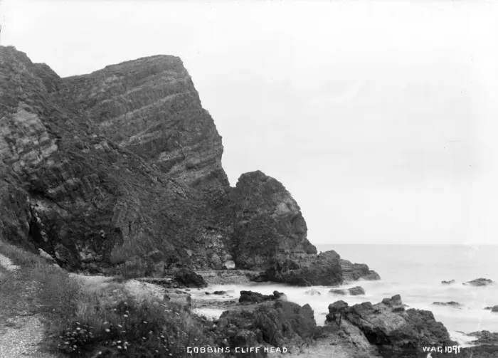 Framed Print : Gobbins Cliff Head Framed Print : Gobbins Cliff Head