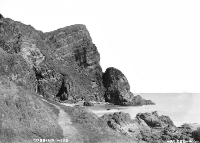 Framed Print : Gobbins Head Framed Print : Gobbins Head