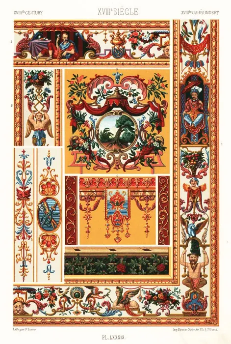 Framed Print : Gobelins tapestries, 18th century Framed Print : Gobelins tapestries, 18th century