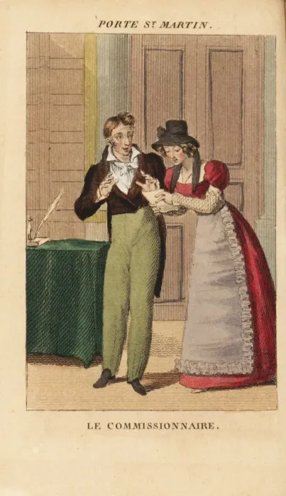 Framed Print : Gobert and Marie Dorval in Le Commissionnaire Framed Print : Gobert and Marie Dorval in Le Commissionnaire