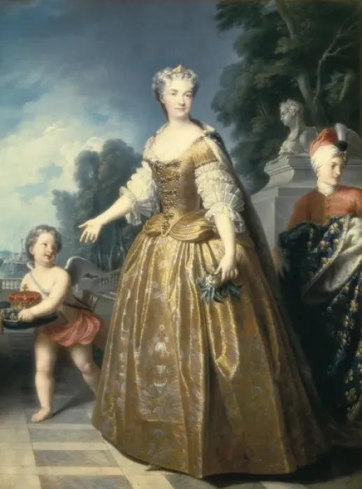 Framed Print : GOBERT, Pierre (1662 - 1744). Marie Leczinska Framed Print : GOBERT, Pierre (1662 - 1744). Marie Leczinska
