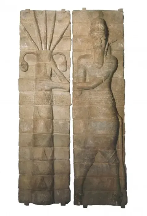 Framed Print : God. 1165-1151 BC. Antropomorphic figure with Framed Print : God. 1165-1151 BC. Antropomorphic figure with