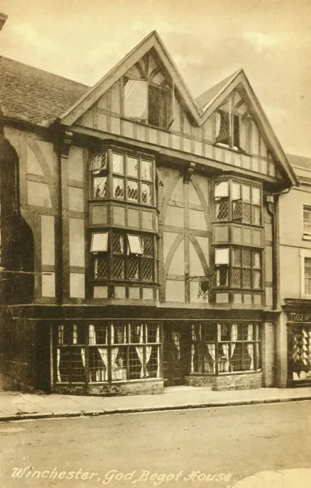 Framed Print : God Begot House, High Street, Winchester, Hampshire Framed Print : God Begot House, High Street, Winchester, Hampshire