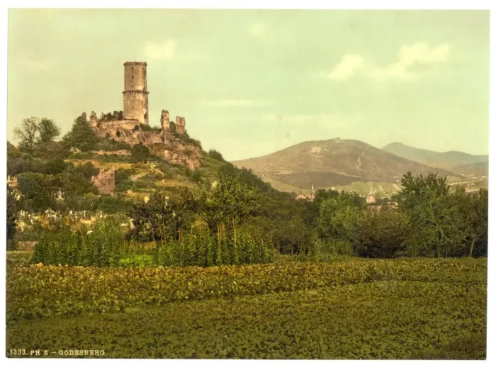 Framed Print : Godesberg ruins, Bad Godesberg, the Rhine, Germany Framed Print : Godesberg ruins, Bad Godesberg, the Rhine, Germany