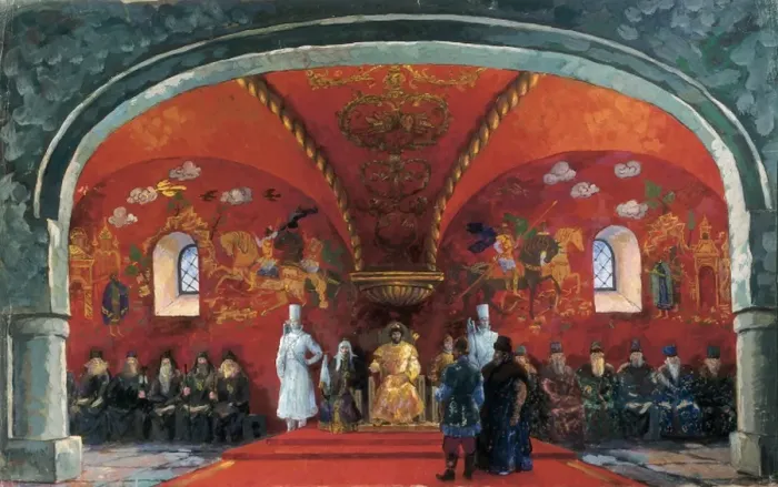Framed Print : Godunov, Boris Fyodorovich (1551-1605); KUSTODIEV, Boris Mik Framed Print : Godunov, Boris Fyodorovich (1551-1605); KUSTODIEV, Boris Mik