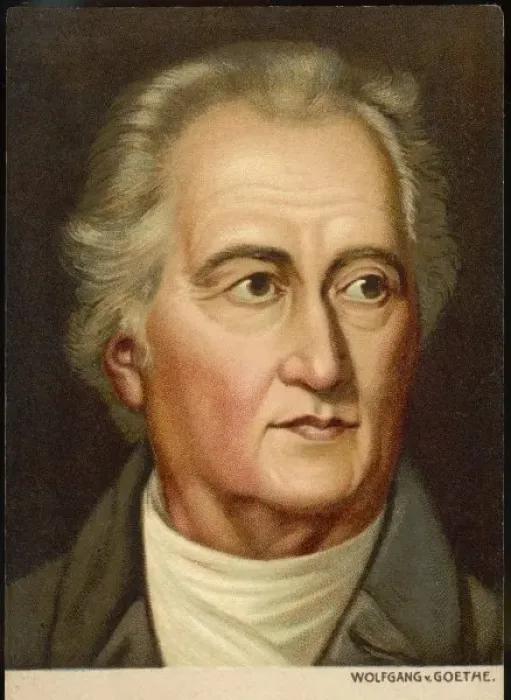 Framed Print : Goethe / Anon Card Framed Print : Goethe / Anon Card