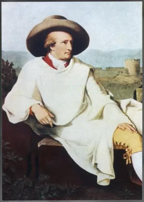 Framed Print : Goethe / Large Hat Ptg Framed Print : Goethe / Large Hat Ptg
