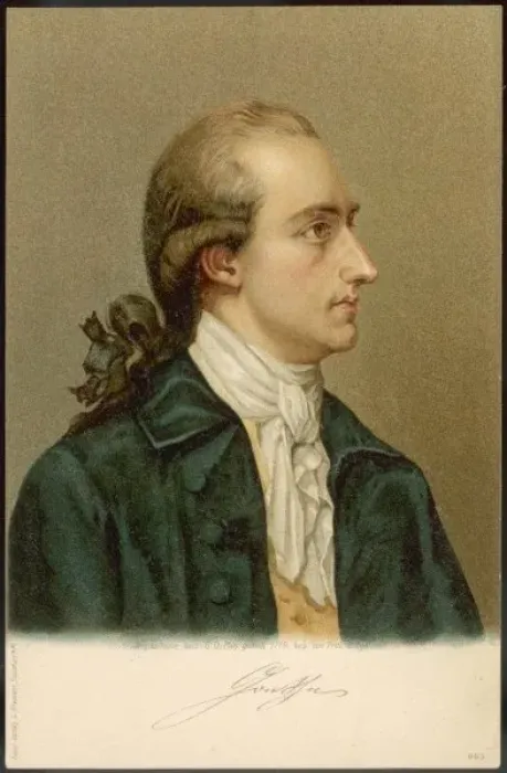 Framed Print : Goethe in Profile Framed Print : Goethe in Profile