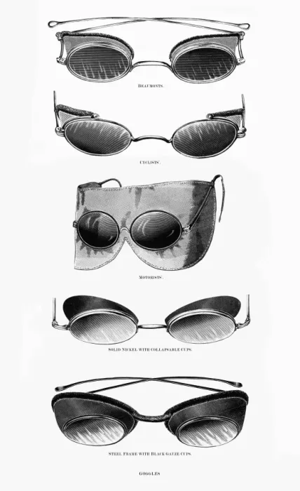 Framed Print : Goggles, from thes Maw and Sons catalogue Date: 1903 Framed Print : Goggles, from thes Maw and Sons catalogue Date: 1903