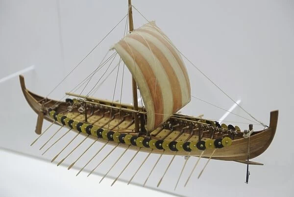 Gokstad Ship, approx. 900 A.D. Was found in a burial place n