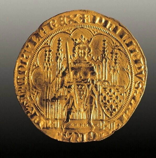 Gold escudo of Philip VI of France