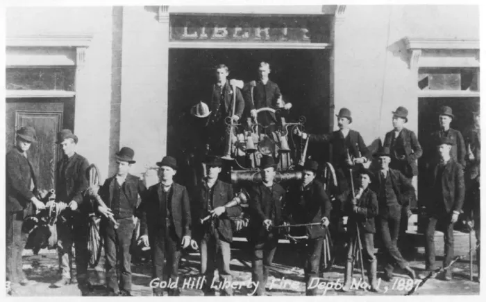 Framed Print : Gold Hill Liberty Fire Dept No. 1, Virginia City, USA Framed Print : Gold Hill Liberty Fire Dept No. 1, Virginia City, USA