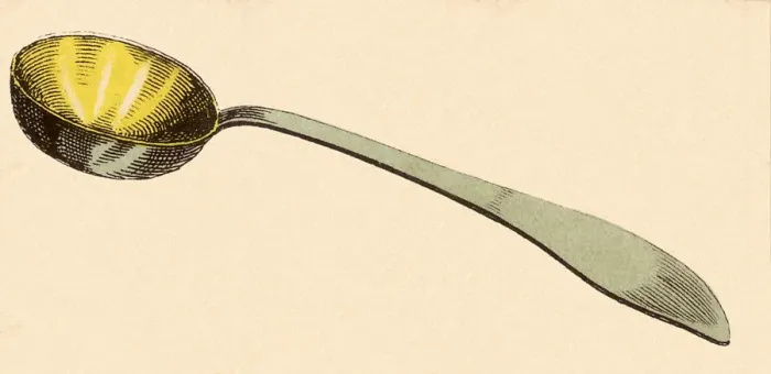 Framed Print : Gold-Lined Ladle Date: 1880