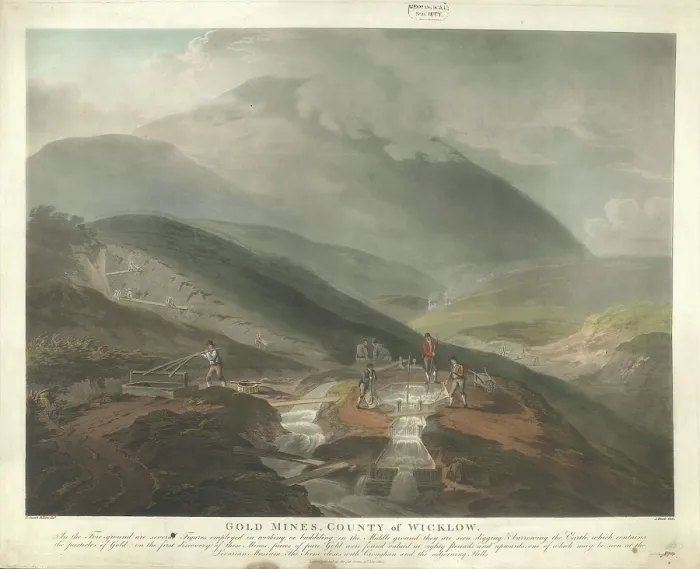 Framed Print : Gold mines, County of Wicklow Framed Print : Gold mines, County of Wicklow