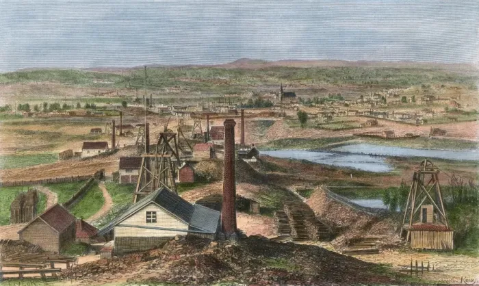 Framed Print : Gold mines at Sandhurst, Victoria, Australia Framed Print : Gold mines at Sandhurst, Victoria, Australia