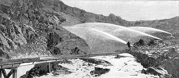 Gold Mining in Nevada County, California, 1888