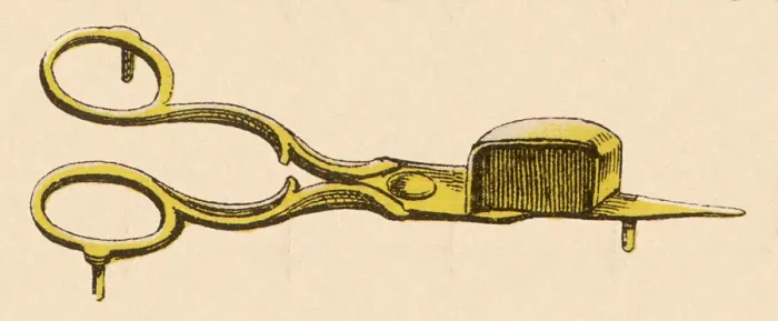 Framed Print : Gold-Plated Shears Date: 1880 Framed Print : Gold-Plated Shears Date: 1880