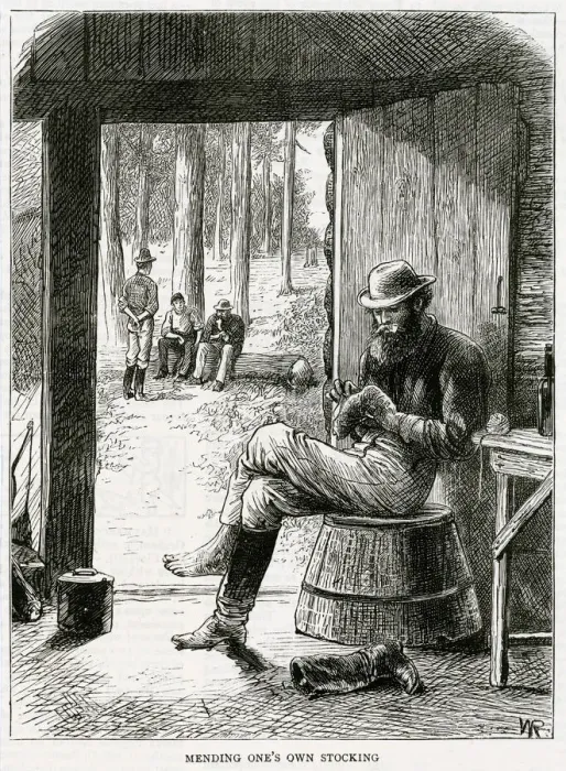 Framed Print : GOLD PROSPECTOR / CANADA Framed Print : GOLD PROSPECTOR / CANADA
