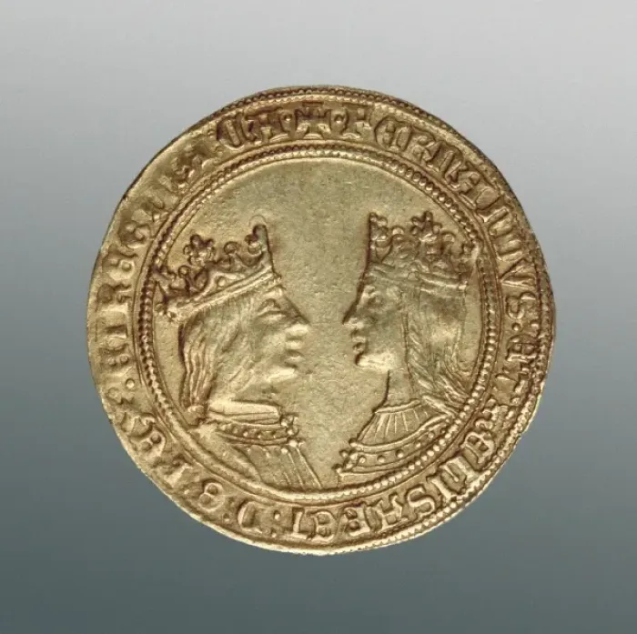 Framed Print : Gold Visigothic coin of Recaredo Framed Print : Gold Visigothic coin of Recaredo