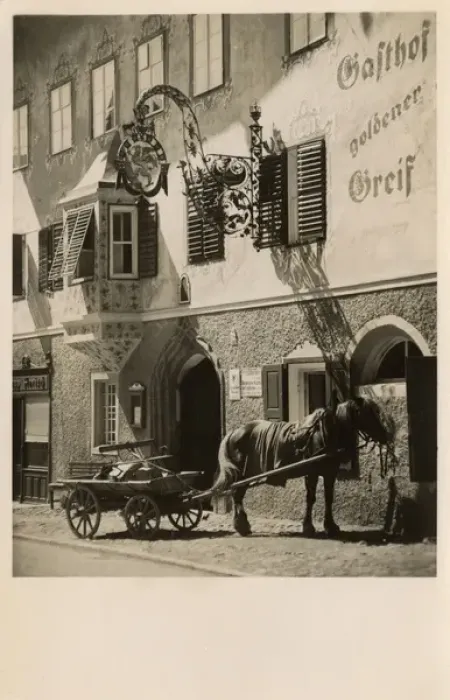 Framed Print : The Golden Griffin Hotel at Kitzbuhel, Austria Framed Print : The Golden Griffin Hotel at Kitzbuhel, Austria