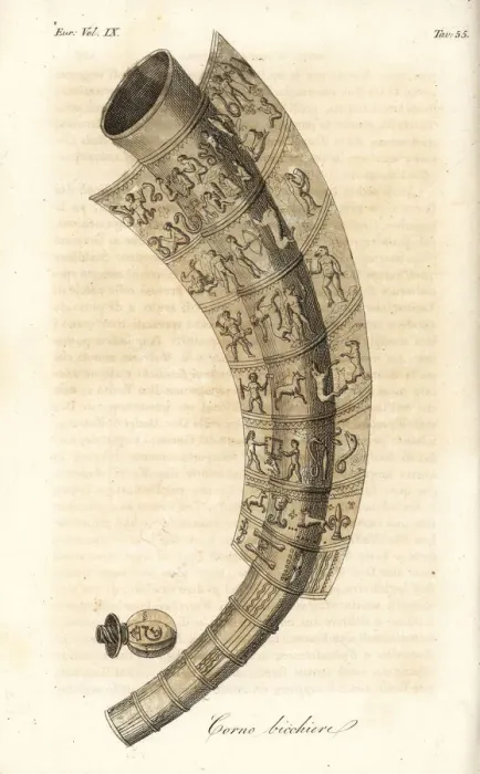 Framed Print : Golden Horn of Gallehus, drinking horn or Tunderense Framed Print : Golden Horn of Gallehus, drinking horn or Tunderense