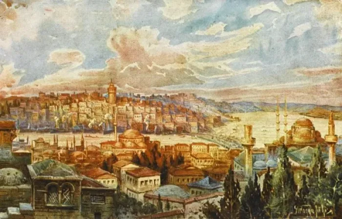 Framed Print : The Golden Horn meets the Bosphorus Framed Print : The Golden Horn meets the Bosphorus