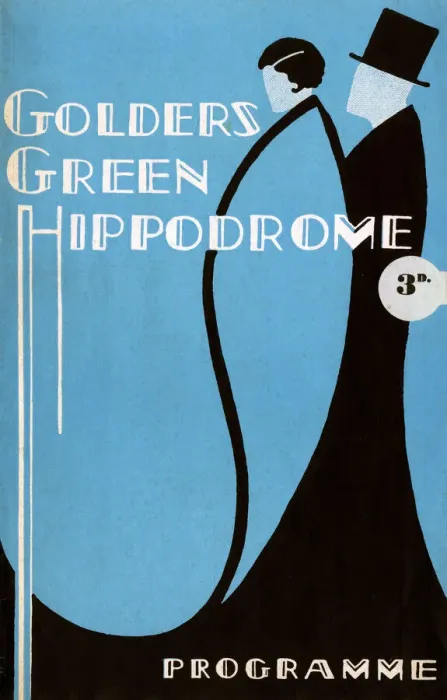 Framed Print : Golders Green Hippodrome - art deco theatre programme Framed Print : Golders Green Hippodrome - art deco theatre programme