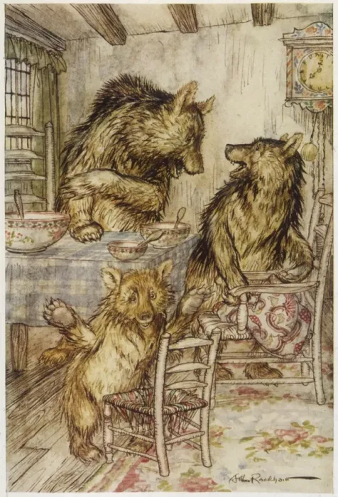 Framed Print : Goldilocks / Fairy Book Framed Print : Goldilocks / Fairy Book
