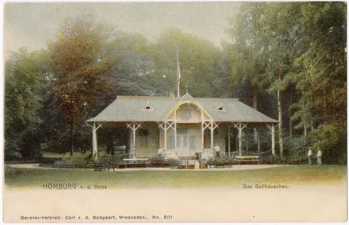 Framed Print : Golf club house, Bad Homburg, Germany, founded in 1899. Date: circa 1902 Framed Print : Golf club house, Bad Homburg, Germany, founded in 1899. Date: circa 1902