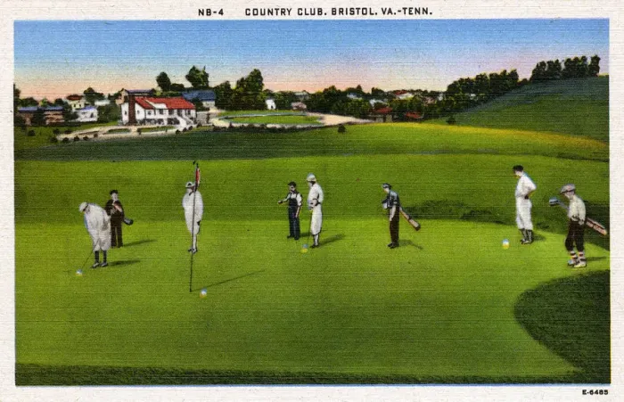 Framed Print : Golf at the Country Club, Bristol, Tennessee-Virginia Framed Print : Golf at the Country Club, Bristol, Tennessee-Virginia
