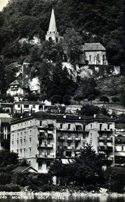 Framed Print : The Golf Hotel, Montreux, Riviera-Pays-dEnhaut Framed Print : The Golf Hotel, Montreux, Riviera-Pays-dEnhaut