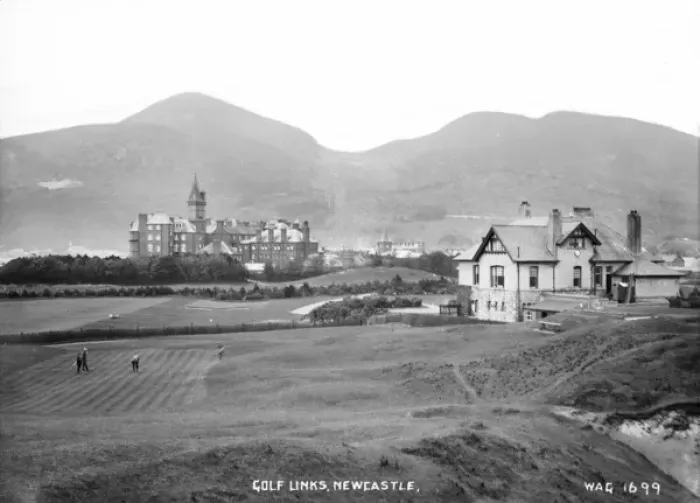 Framed Print : Golf Links, Newcastle Framed Print : Golf Links, Newcastle