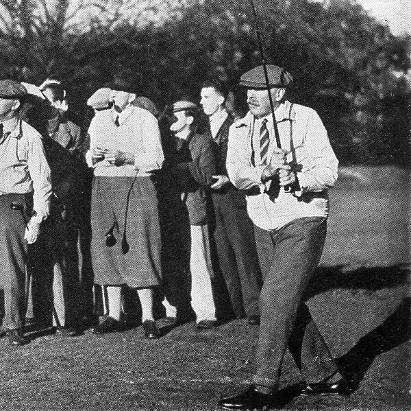 Golfer James Braid at Totteridge