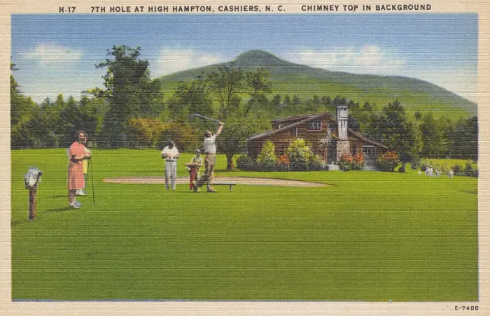 Framed Print : Golfing at High Hampton, Cashiers, North Carolina, USA Framed Print : Golfing at High Hampton, Cashiers, North Carolina, USA