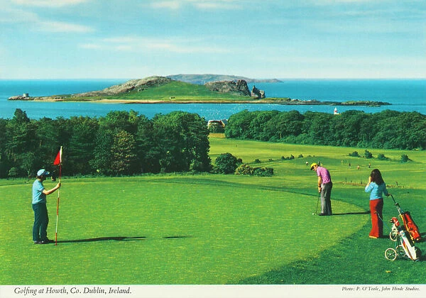 Golfing at Howth, County Dublin by P O Toole