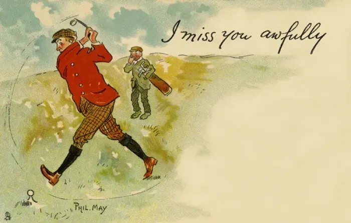 Framed Print : Golfing humour Framed Print : Golfing humour