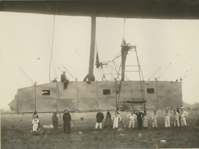 Framed Print : The gondola of Naval Airship No3, Astra Torres